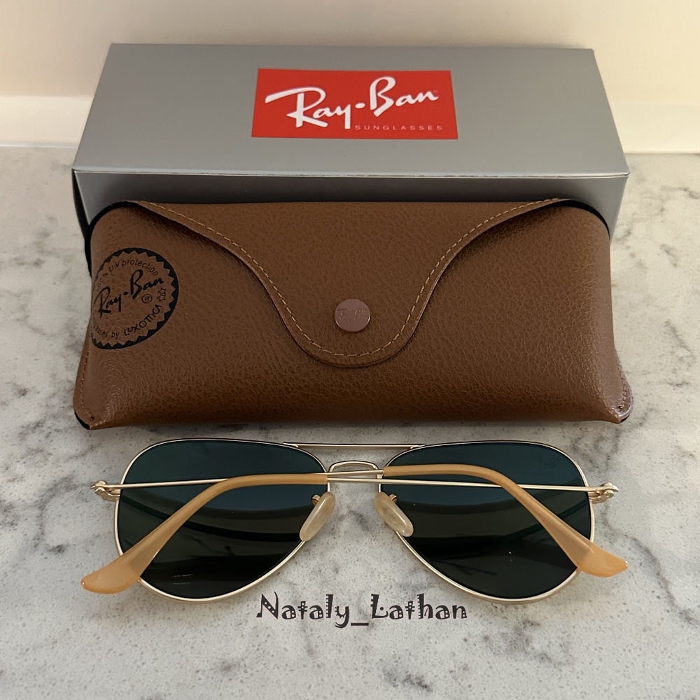Ray-Ban (Store Display) Aviator Copper Pink Lens RB3025 - Picture 5 of 11